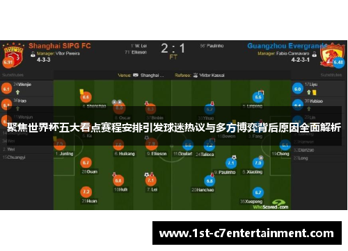 聚焦世界杯五大看点赛程安排引发球迷热议与多方博弈背后原因全面解析